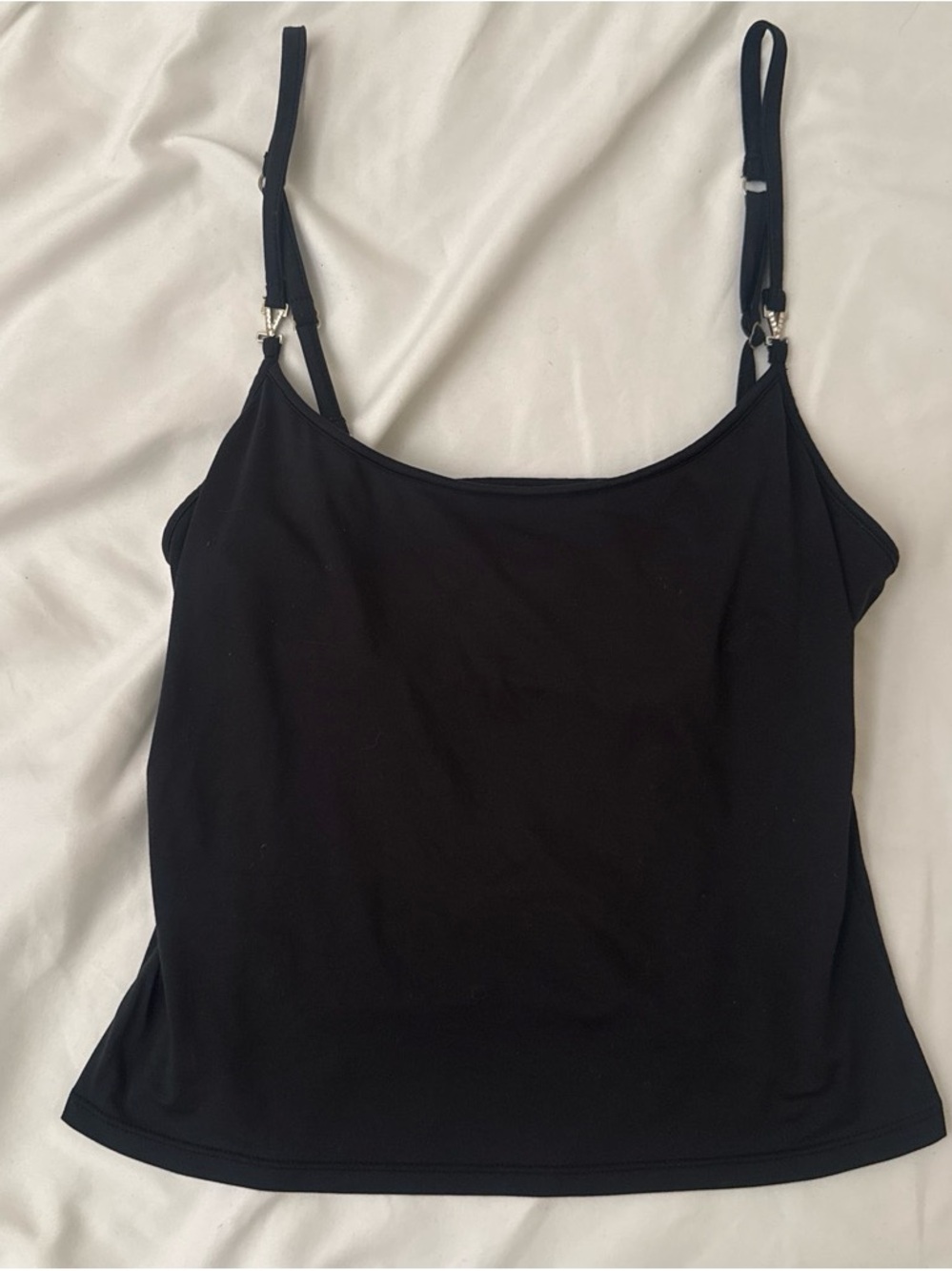 Victoria’s Secret Black Rhinestone Shelf Tank Top